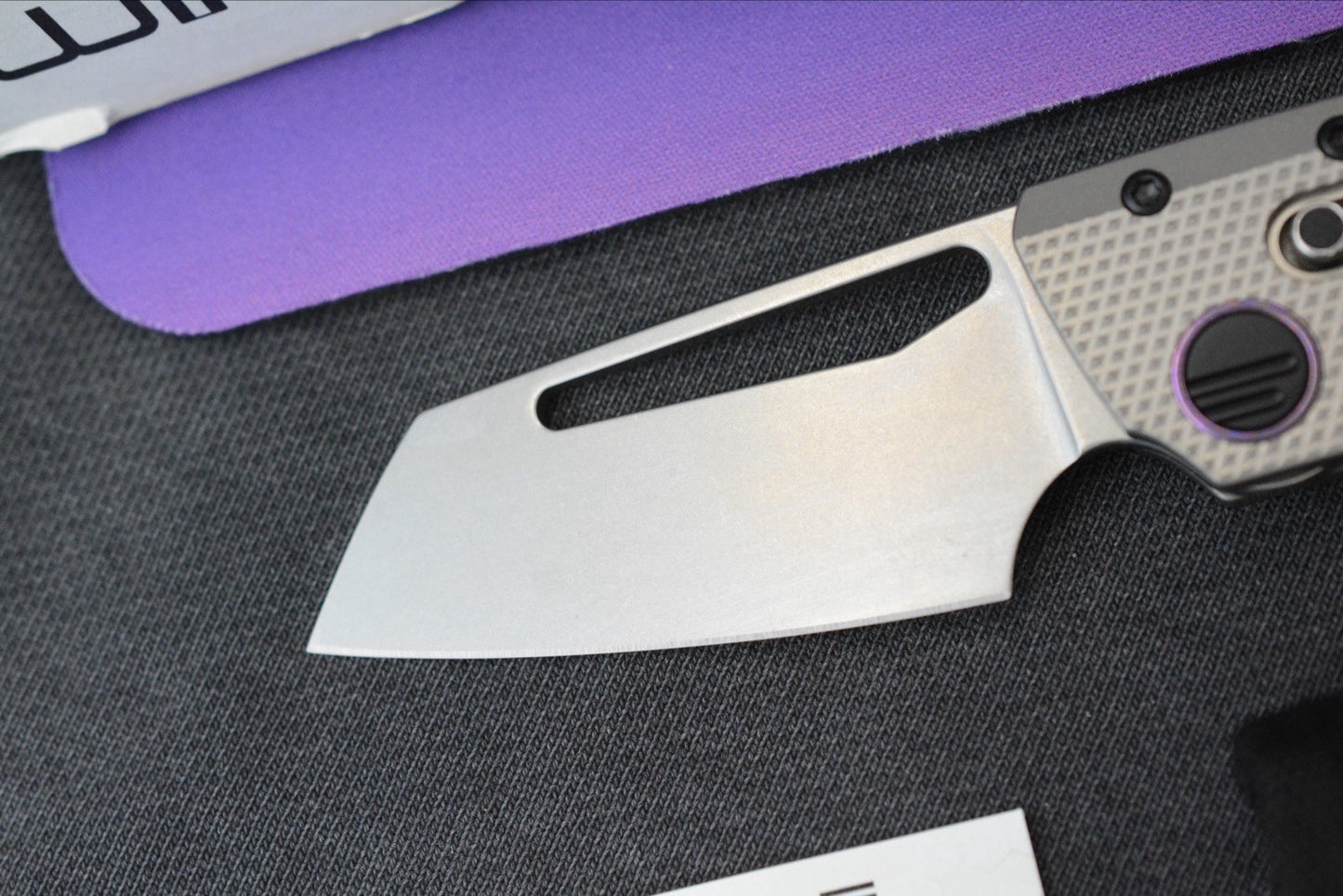 NEW Winterblade Factor B4 Natural Diamond Ti/ MagnaCut & Pink / Purple Timascus