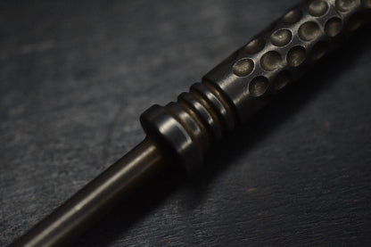 NEW RMJ USA Pentagon Screwdriver - Vintage Tumbled Ti/ Bronze Ano  w/ Brass Bead