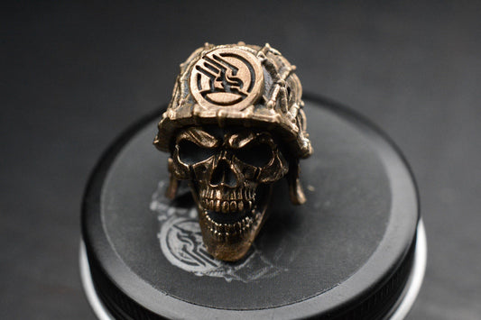 NEW Griffin Combat Dead Sergeant - Brass Skull Bead - Hi Detail