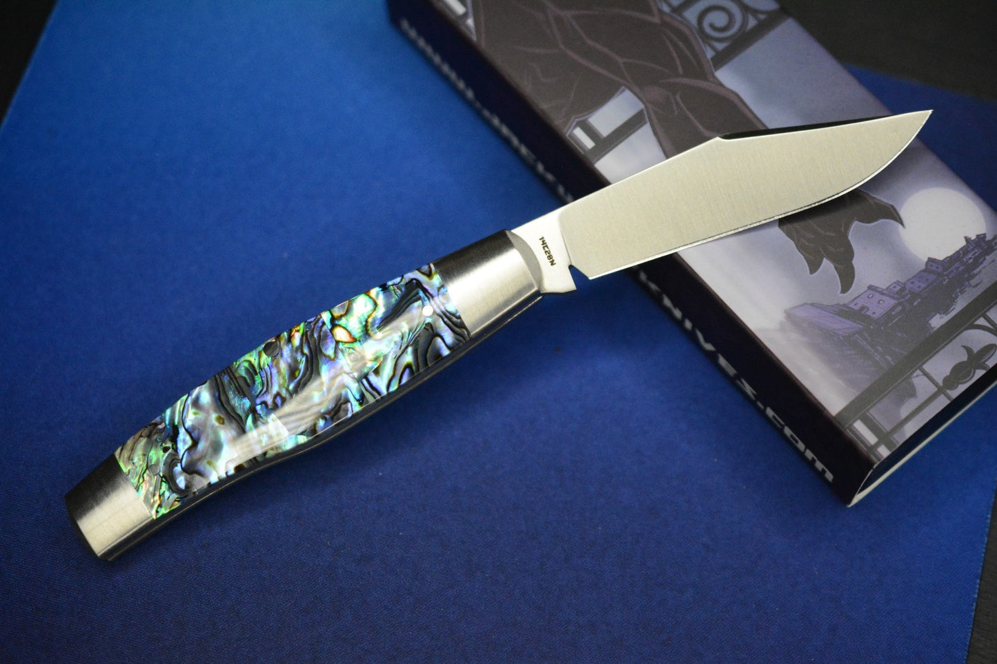 NEW Jack Wolf Stockman Slip Joint - Abalone / Satin 3.1” 1428CN