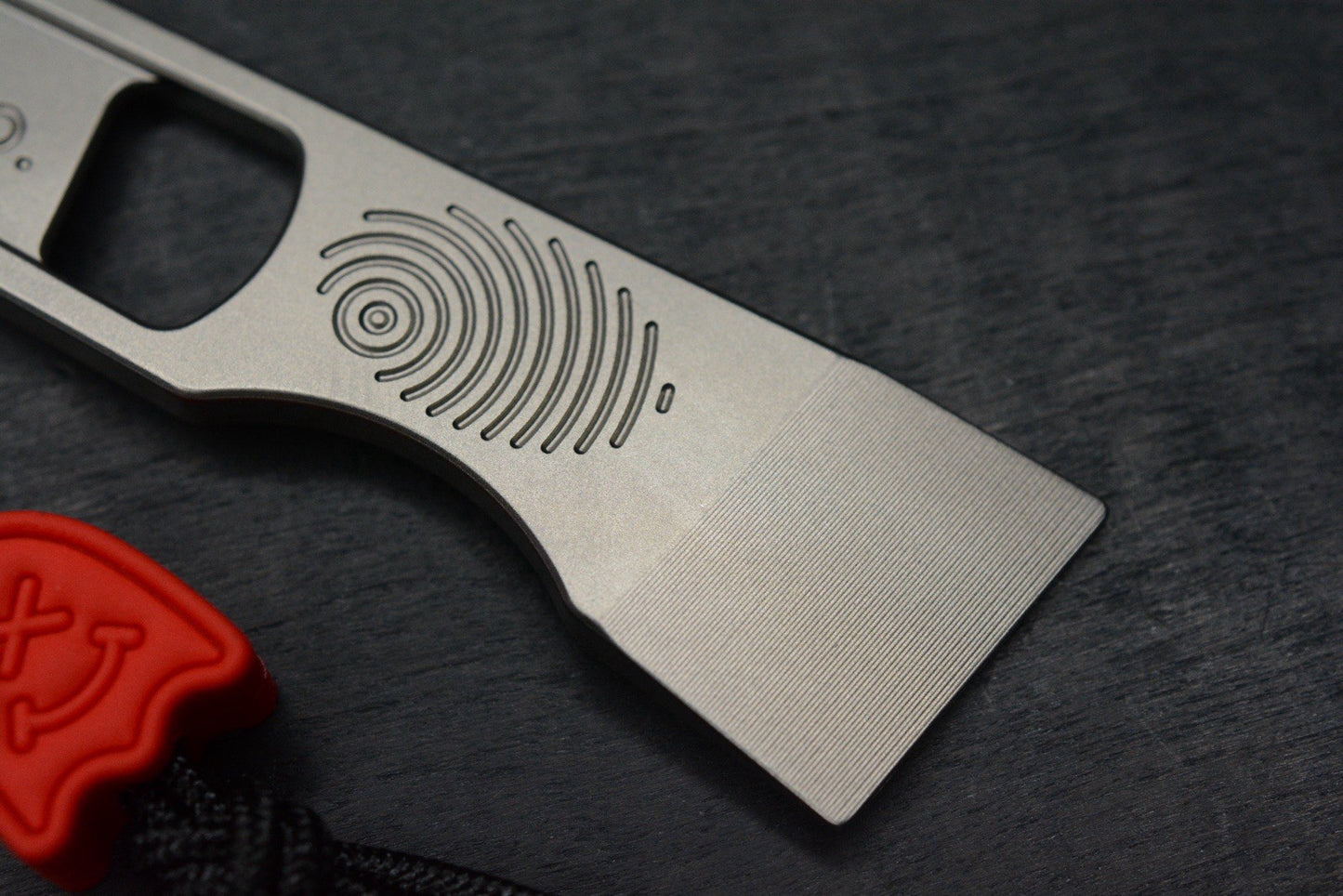 NEW Nice Guy Machine Co Sheva Sleeper - Pouch Princess Ti Pry w/ Wkrmn Bead