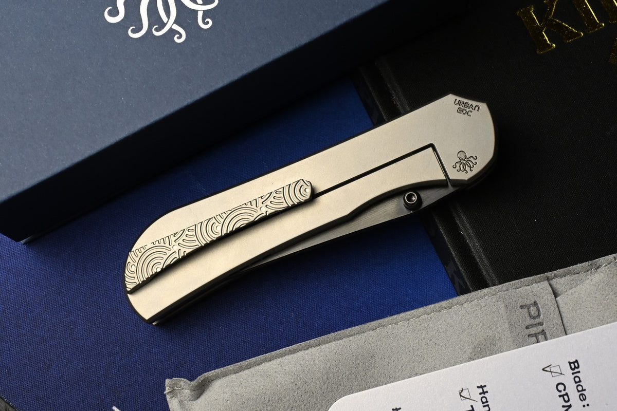 NEW Piratech x Urban EDC Saga - Mirror DLC S90V / Zir Blast Ti / Seigahai