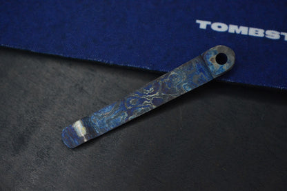 CUSTOM RGT V2 Full Timascus Pocket Clip For Chris Reeve Knives