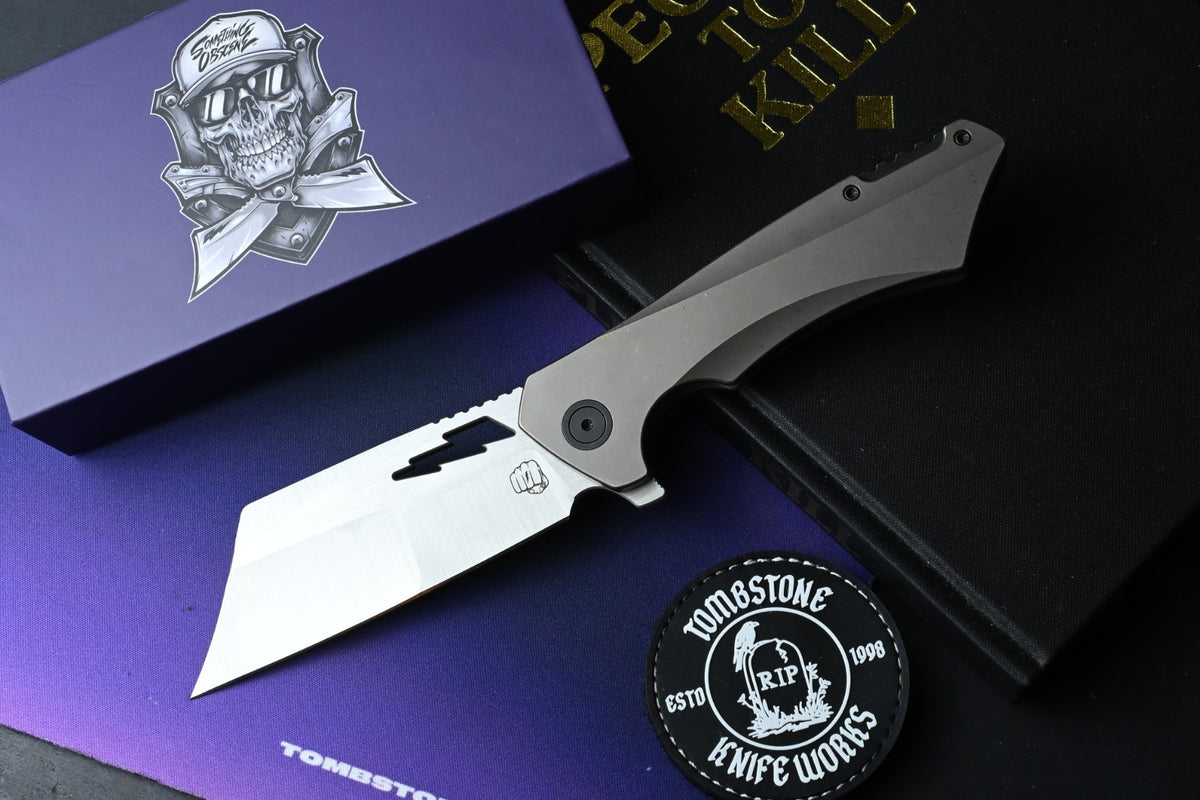 RARE Something Obscene Nemley - Titanium Bronzed SW / 20CV - SN 22 / 50