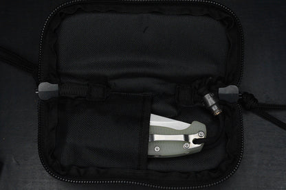 NEW DEMKO AD20 FULL SIZE Trans G-10 Magnacut Clip Point w/Poison Bead & JW Patch