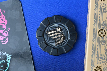 RARE HiTex x ScoopyLoops Pigeon Club Poker Chip - Anodized Ti