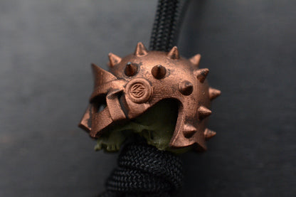 RARE 4t5 Design Triple 7 Spartan Skull Bead “Warlord” Re Playge JRW
