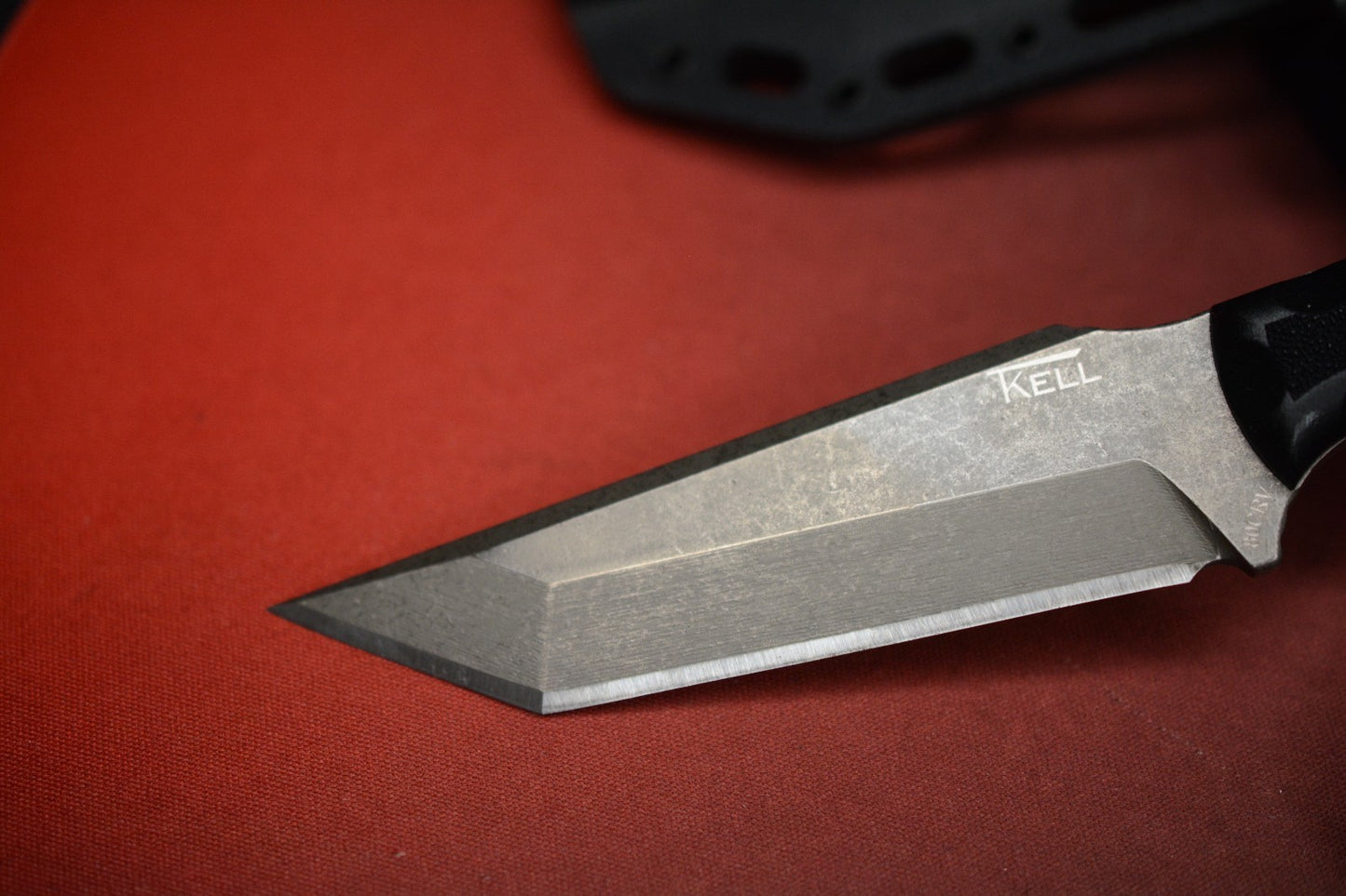 NEW TKell Knives Nighthawk Battlelock Black / Recon Distressed w/ Poison Bead