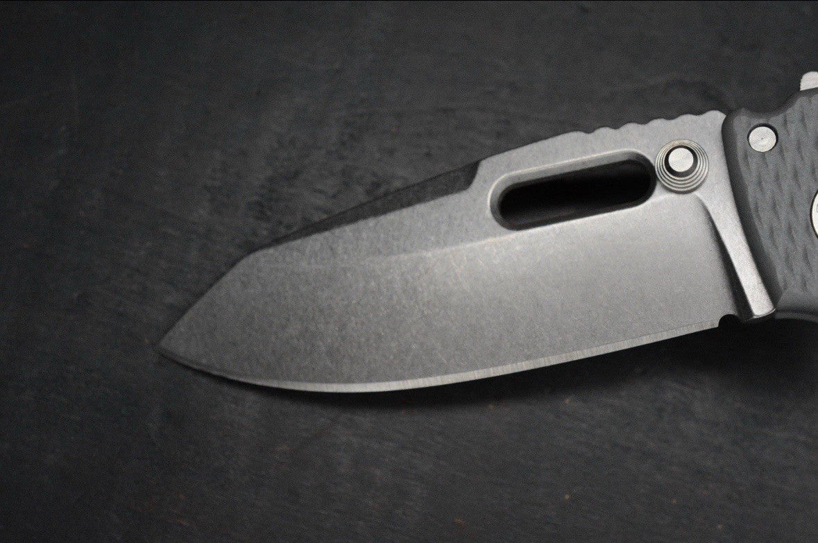 NEW Demko AD20 Whale Shark Thumb Slot MagnaCut Textured Grey G10 EXC