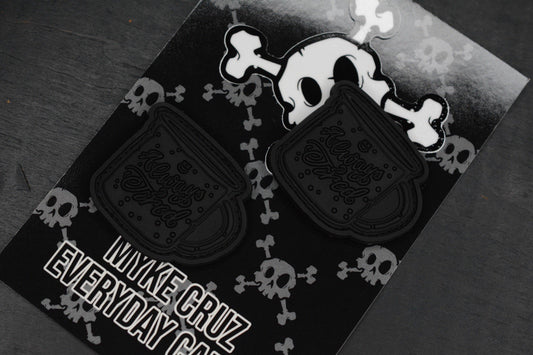 RARE++ INKY EDC x Myke Cruz - Always Tired Black/ Black Coffee Patch Set