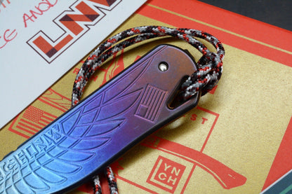 NEW Lynch Northwest V1.7 Double Wing Makers Choice Ano Pry w/ Custom Bead & COA