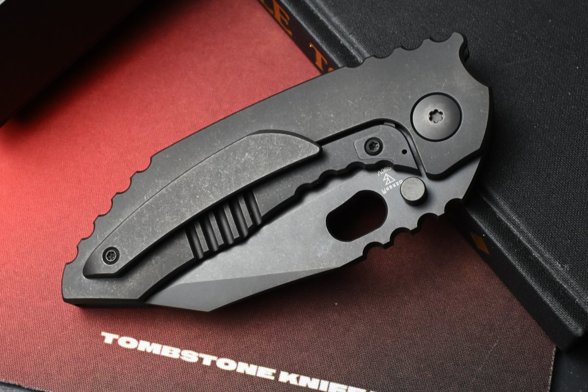 RARE Dalibor Bergam Draco - Black DLC Ti / Black DLC S90V w/ Add. Hardware