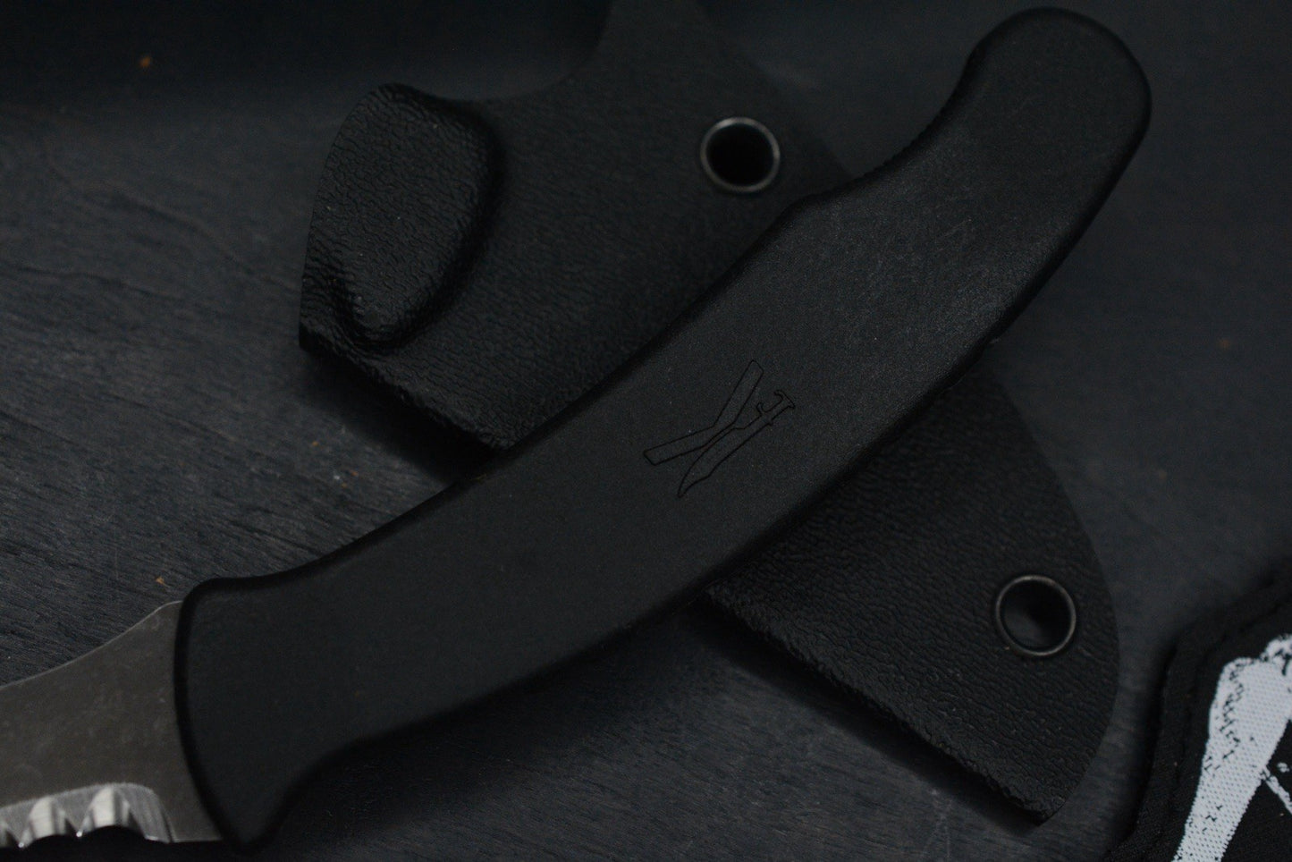 NEW Kopis Designs x Ed Calderon L-Via Field Knife Matte 154CM w/ Manifesto Patch