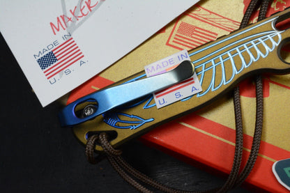 NEW Lynch Northwest V1.7 Double Wing Makers Choice Ano Pry w/ Custom Bead & COA