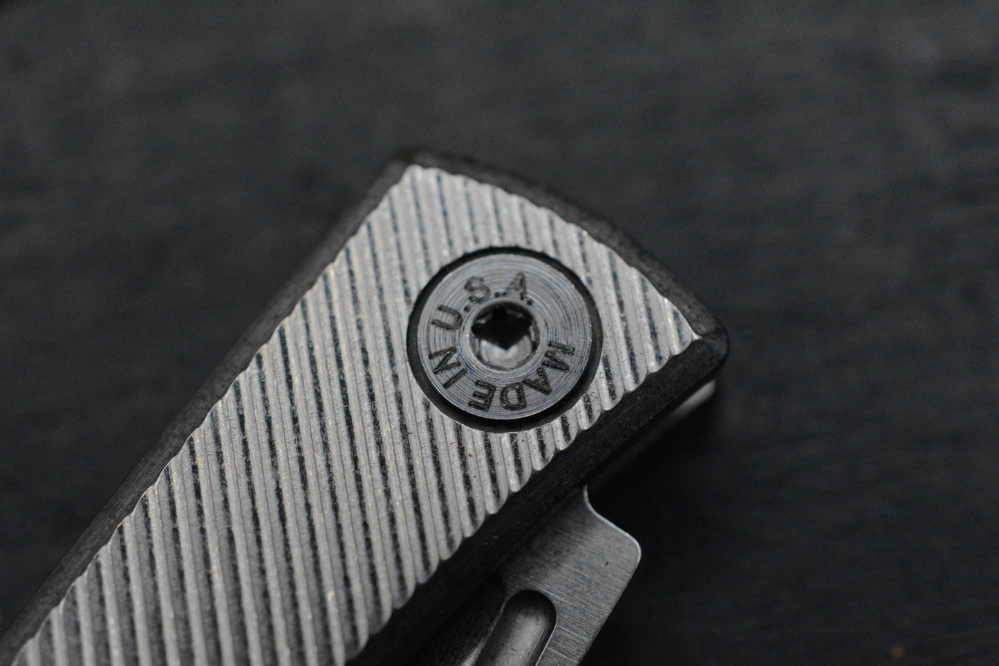 NEW American Blade Works Slipjoint - 45 Degree Milled Ti Hdle / MagnaCut DLT EXC