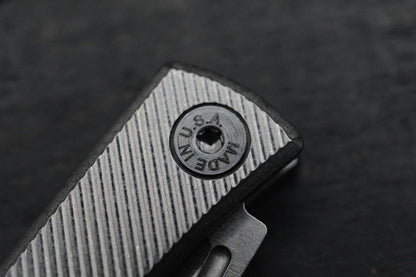 NEW American Blade Works Slipjoint - 45 Degree Milled Ti Hdle / MagnaCut DLT EXC