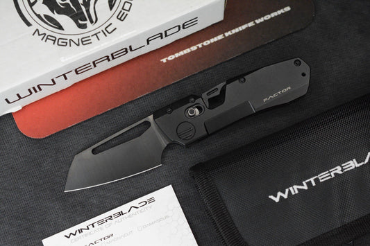 NEW Winterblade Factor B4 Black PVD Ti / Black DLC Magnacut & Accents