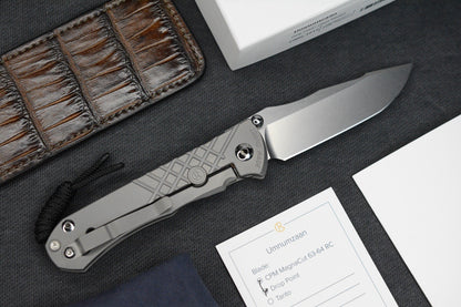 NEW Chris Reeve Umnumzaan - Glass Blasted / Drop Point Magnacut
