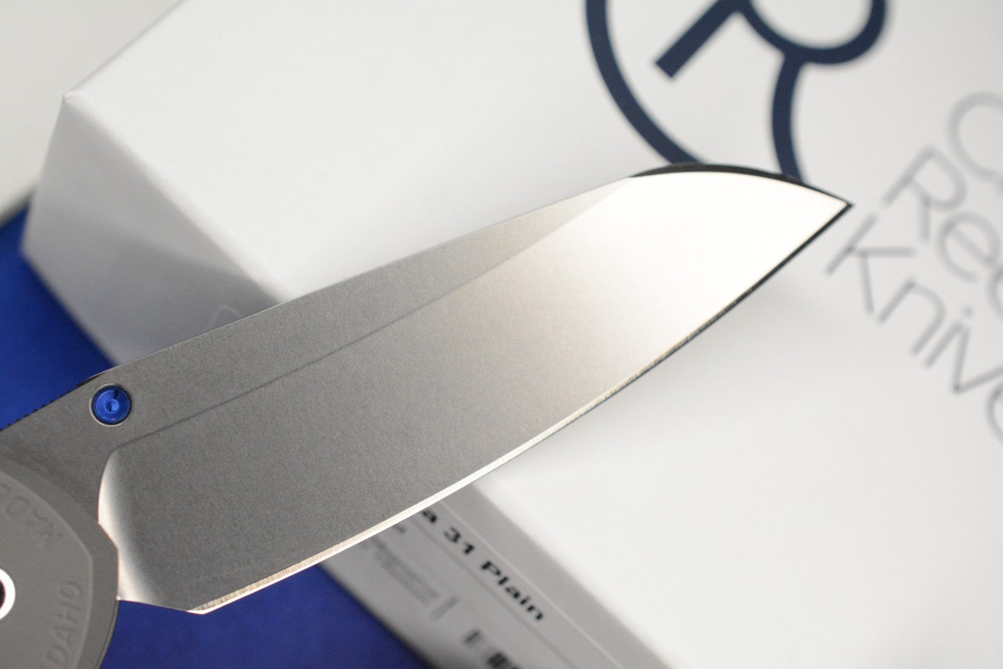 NEW Chris Reeve Large Sebenza 31 - Glass Blasted / Inkosi Blade w/ Sheath