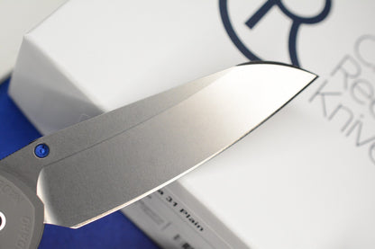 NEW Chris Reeve Large Sebenza 31 - Glass Blasted / Inkosi Blade w/ Sheath