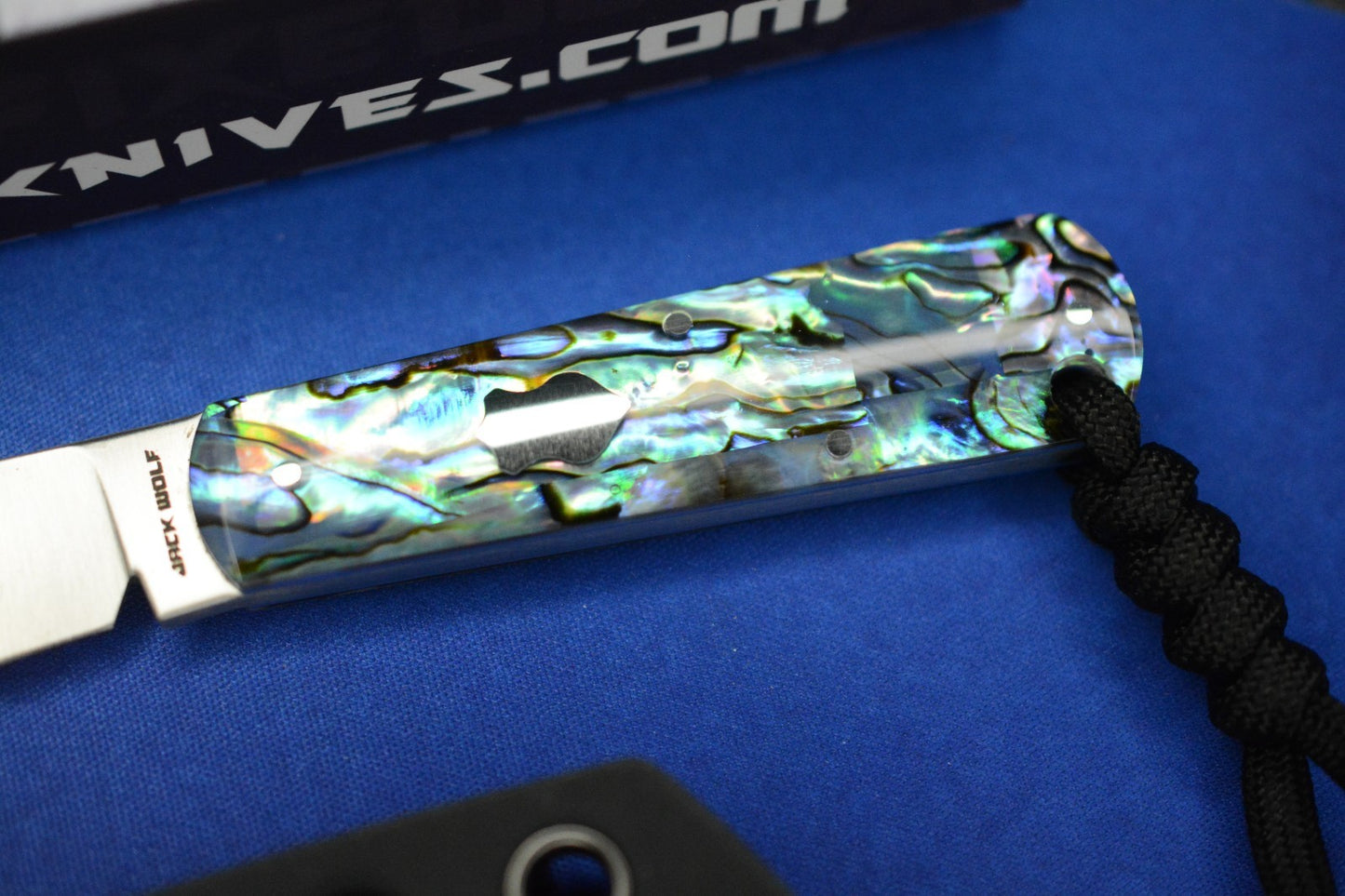 NEW Jack Wolf Gateway FixEDC - Abalone / Hollow Ground 1428CN / Nickel Silver