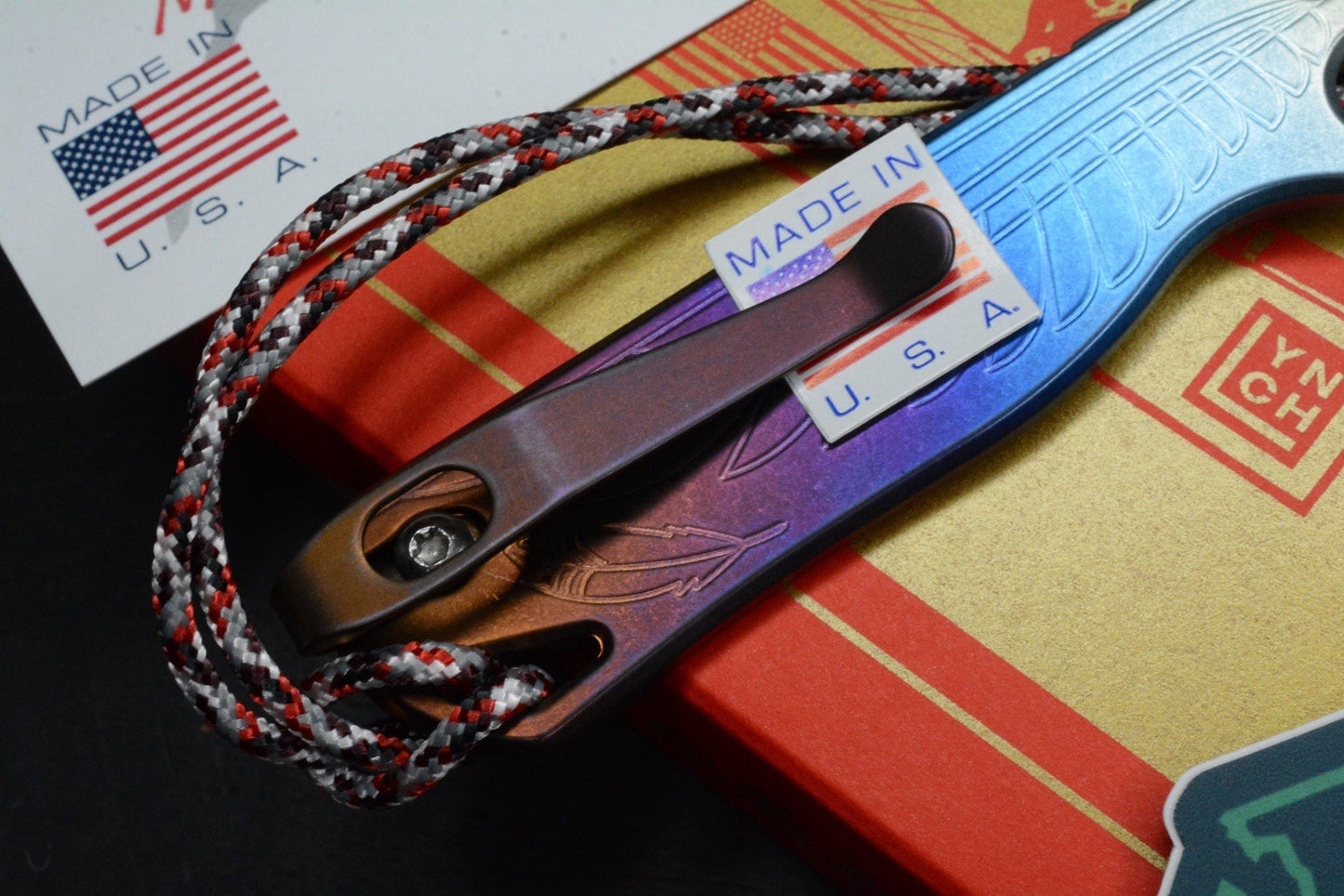 NEW Lynch Northwest V1.7 Double Wing Makers Choice Ano Pry w/ Custom Bead & COA