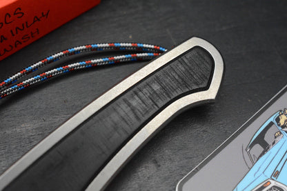 NEW Lynch NW Best Case Scenario Pry - SW Ti / Black Micarta Inlays w/ Ultem Bead