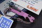 NEW Lynch NW x Jack Wolf Blade Capone - EXC Metallic Blurple Ano w/ Rocked Bead