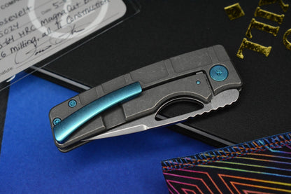 NEW Oz Machine Co Roosevelt Standard - Dark Mag Scales / Teal Accents / MagnaCut