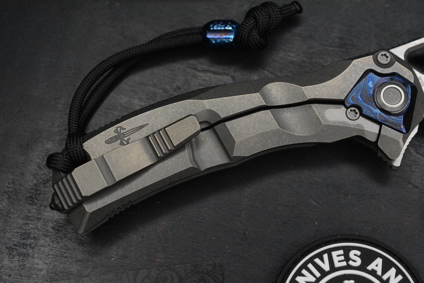 NEW Custom Knife Factory x Marfione Ratax Integral Ti/ M398 / Timascus Pivot