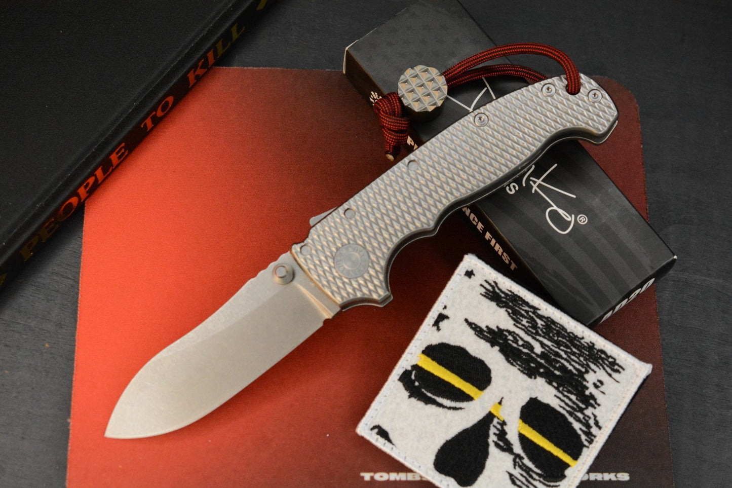 NEW Demko USA Made (Full Width) AD20 Butcher Magna Textured Ti w/ TKW Curator