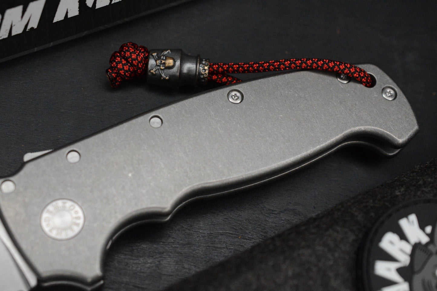 RARE Demko AD20 XL Smooth Ti USA MADE / Magnacut Slotted / X-Wide Shark Lock