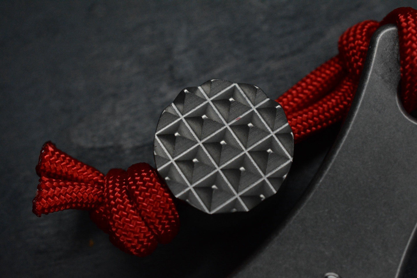 RARE PSD Designs Double Infinity Titanium Bottle Opener w/ TKW Curator