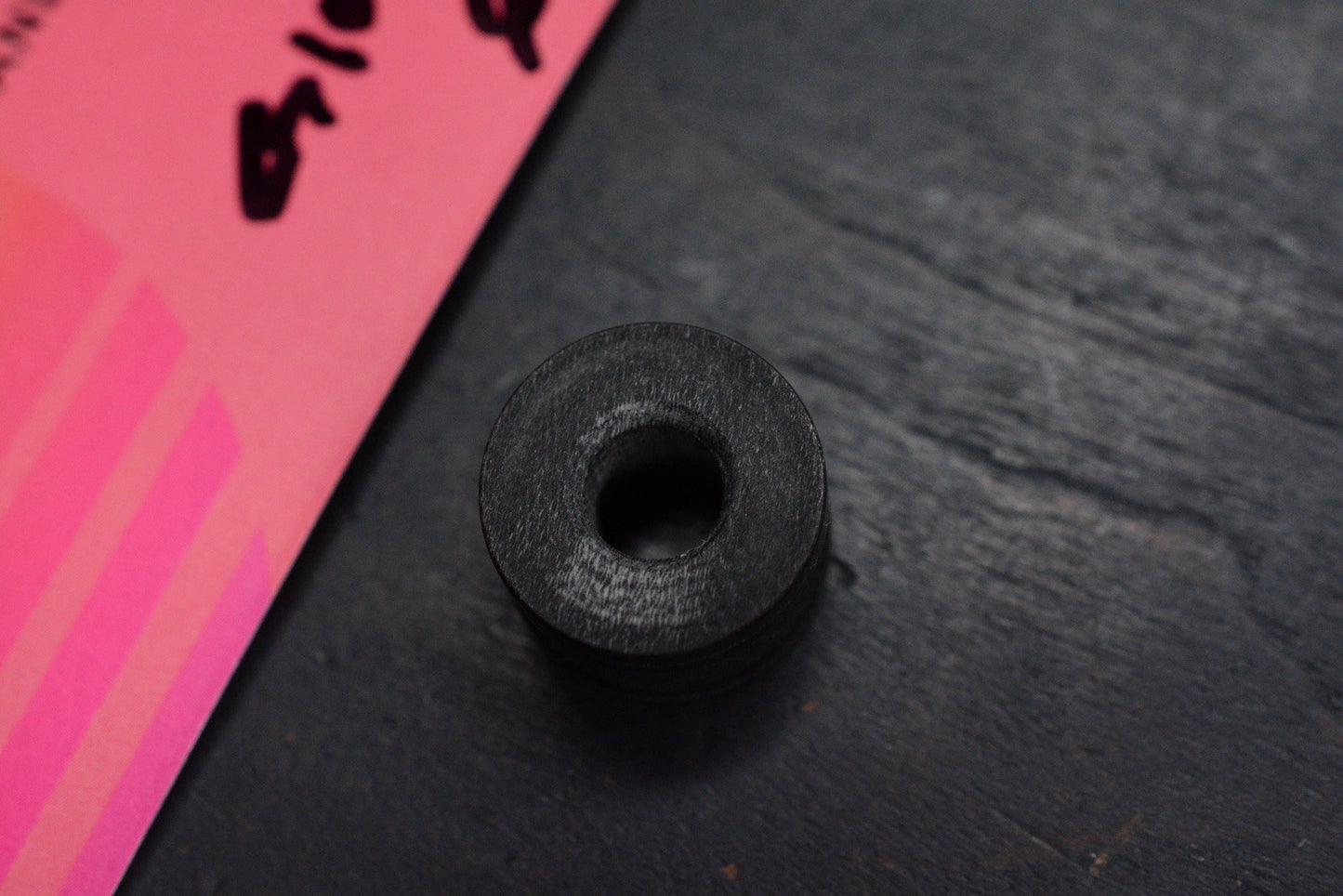 NEW Salt & Peppa Spoke Black G-10 Lanyard Bead Re Scoopy Loops