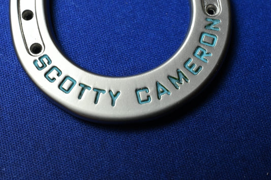 RARE Scotty Cameron “Get Lucky” Ball Marker Coin Blue - Hand Polished & Milled