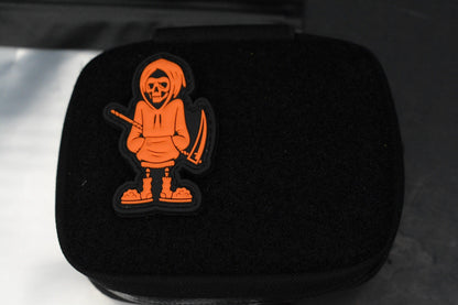 NEW Data Crew What-a-Junior VX Orange Pouch w/ Reaper RE Patch