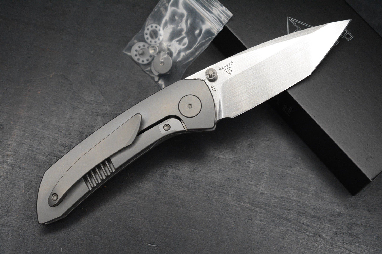 RARE Dalibor Bergam Asgard Integral Ti Handle/ Magnacut 1st Production Run SN 17