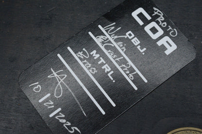 NEW Wyste Design WyCoin Crest Proto Brass Antique 40mm