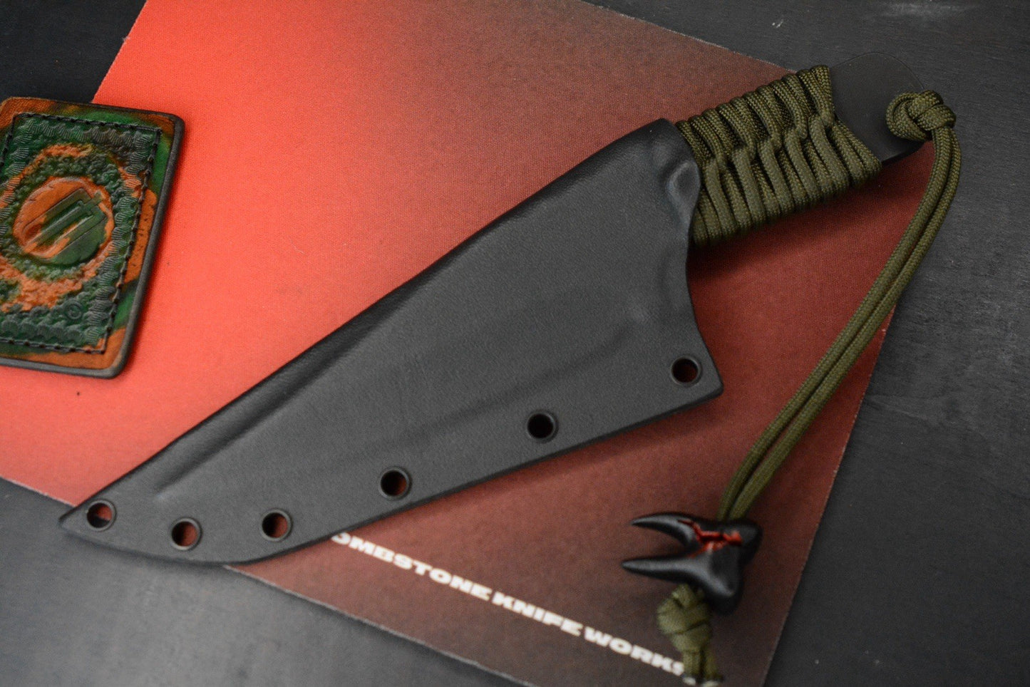 RARE STRIDER FIXED DEVGRU HELL BLADE BLADE SHOW 2026 w/ Patch & DF Molar Bead