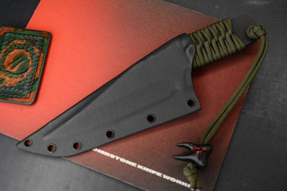 RARE STRIDER FIXED DEVGRU HELL BLADE BLADE SHOW 2026 w/ Patch & DF Molar Bead