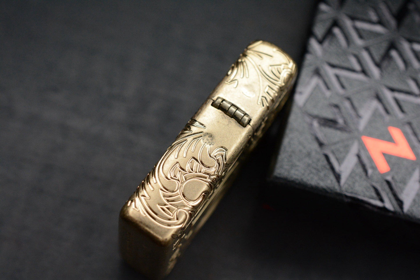 RARE CUSTOM ZIPPO Lighter 1932 Anniversary Brass - High Detail
