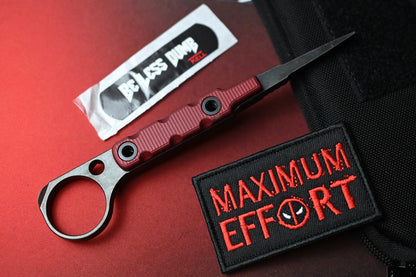RARE TKELL Dragonfly Be Less Dumb Edition - Red Ano Aluminum / Apocalyptic AEBL