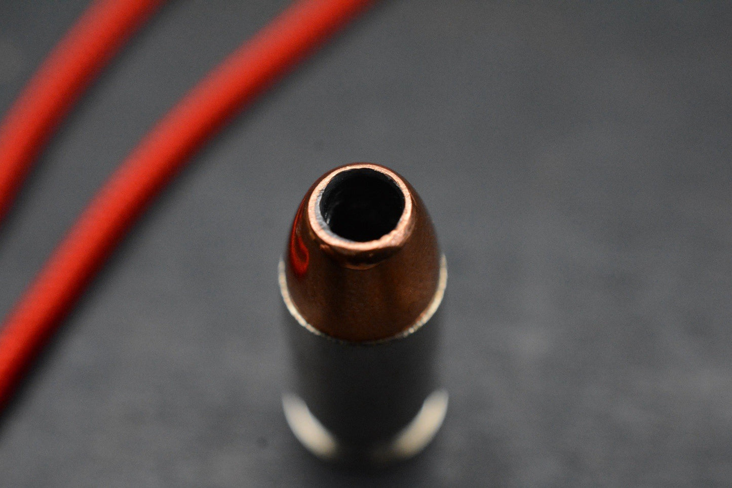 NEW TKW Creations Hi-Detail Ti/ Brass Bullet Lanyard Bead