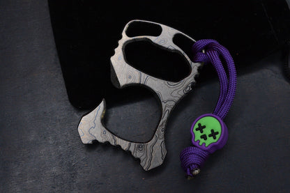 RARE Triple Aught Design Rook TOPO Ti / Bottle Opener w/ Wkrmn Skull Bead