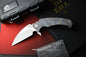 RARE++ Medford FUK Flipper - Striped Ti / D2 Drop Point USA MADE w/ COA & Case