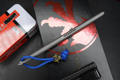 RARE Microtech TAC-P RTitanium PVD Spike w/ Fallout Coin & Bead