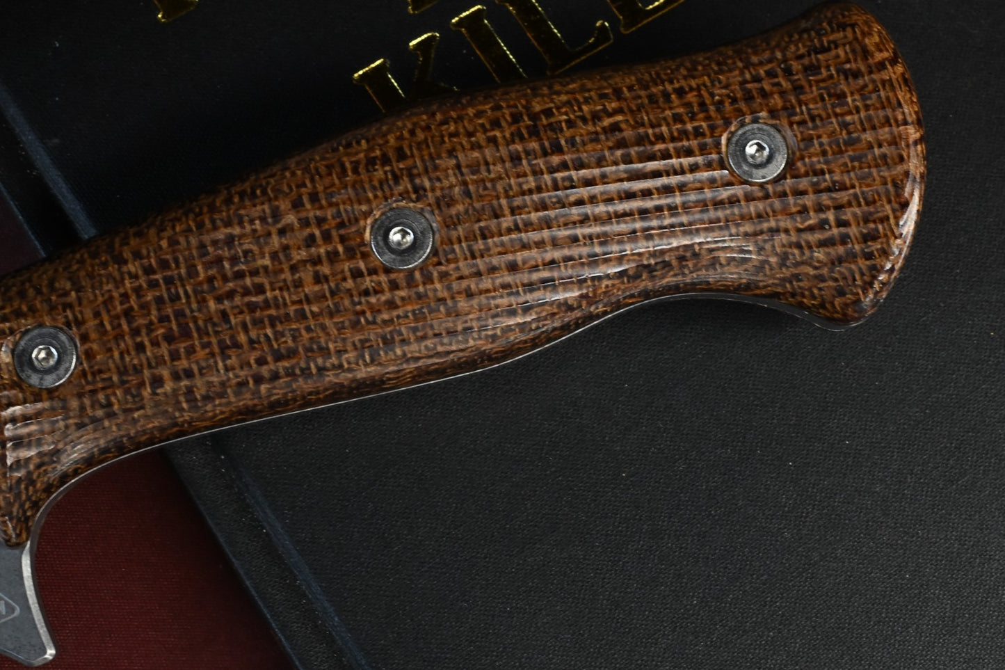 NEW Carothers Performance Knives Light Chopper - Burlap Micarta / Delta 3V 16”
