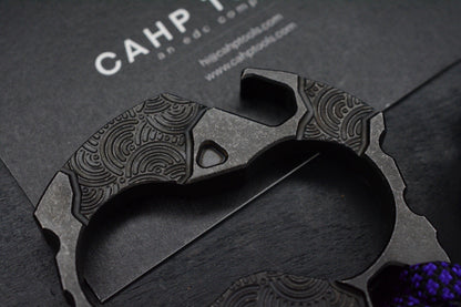 NEW Urban EDC x CAHP Tools Panda V4 - Black DLC Chaos Seigahai w/ TKW Mario Bead