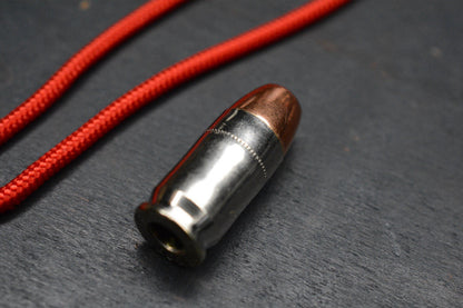 NEW TKW Creations Hi-Detail Ti/ Brass Bullet Lanyard Bead