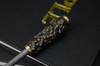 Custom Bastanelli Spike Ti/2Saints Brze Skull Hdle w/ Robertson Sheath
